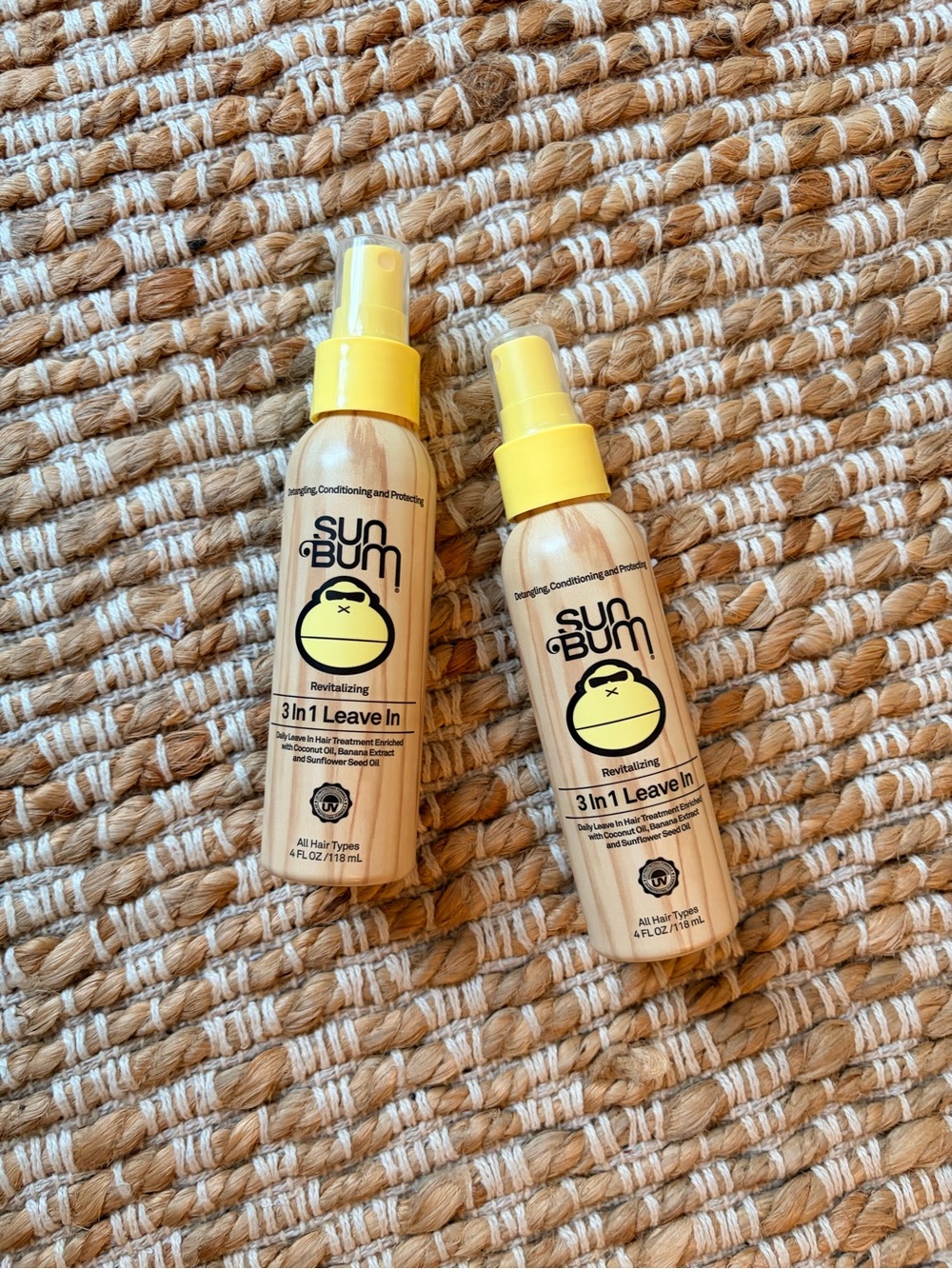 3-in-1 Leave In Conditioner Spray - 2 pack. BOGO sale. Hair sun protection. New!